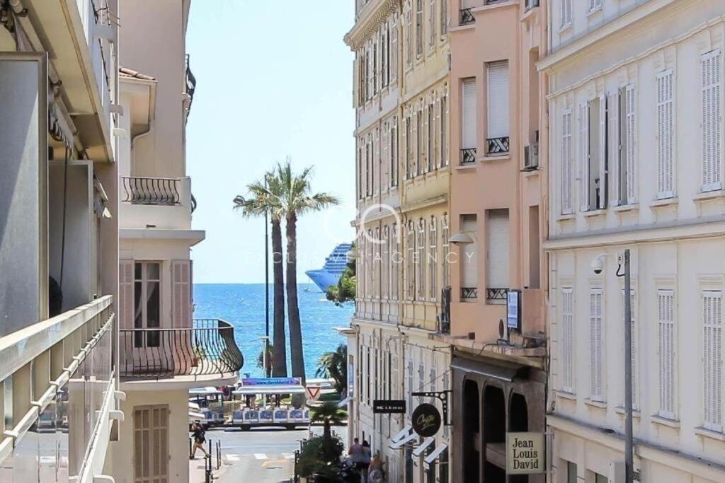 Superbe Appartement Avec Terrasse 1Mn Des Plages De La Croisette Канны Экстерьер фото