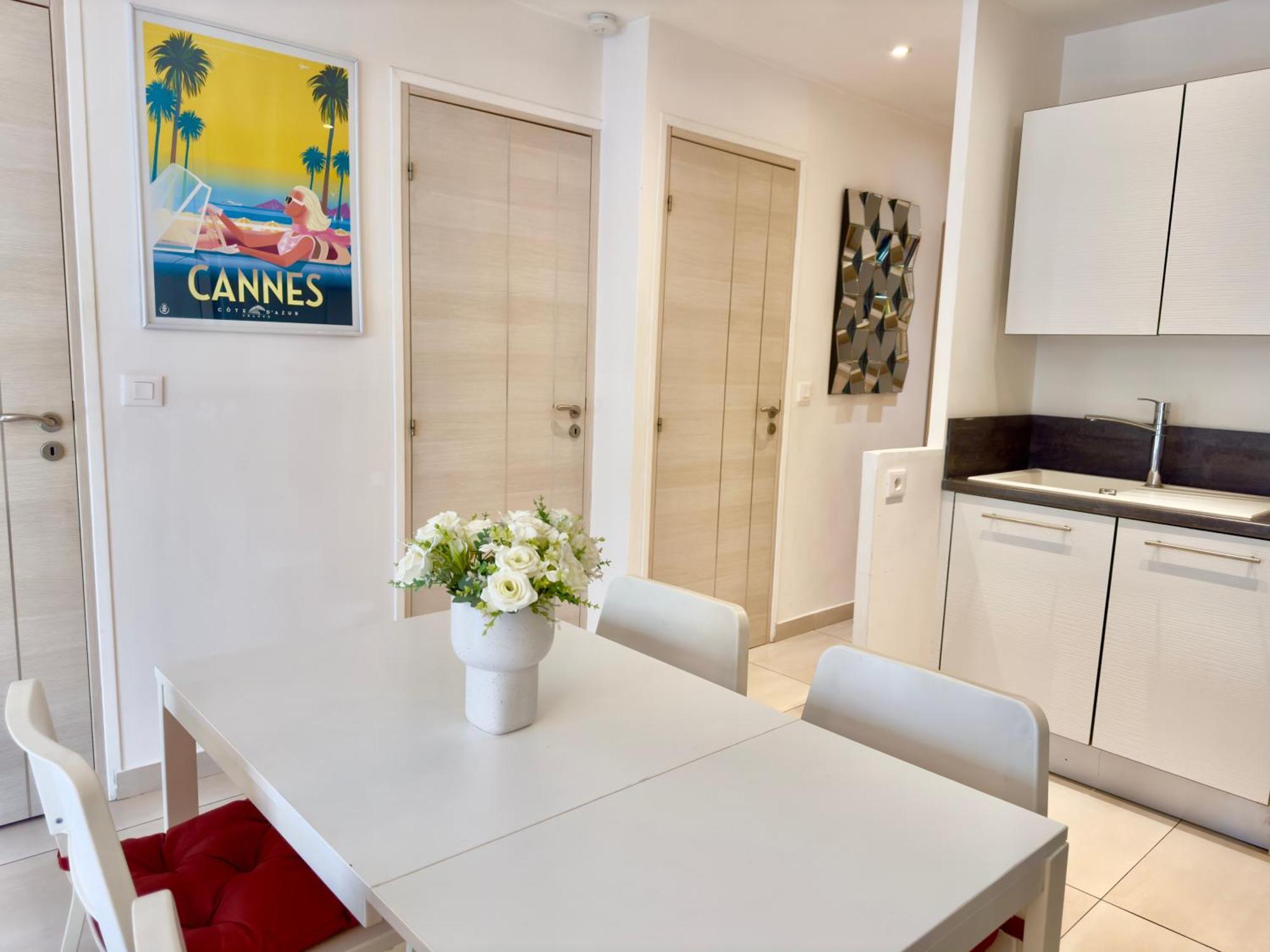 Superbe Appartement Avec Terrasse 1Mn Des Plages De La Croisette Канны Экстерьер фото