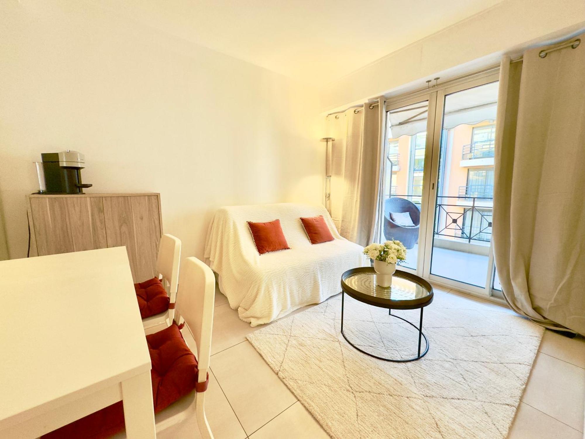Superbe Appartement Avec Terrasse 1Mn Des Plages De La Croisette Канны Экстерьер фото